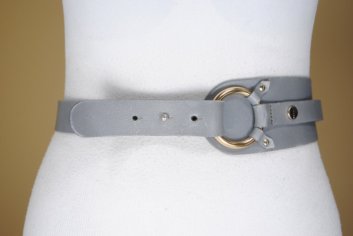 Wide Gray V Shaped Belt Grey Corset Leather Belt for Women | Etsy