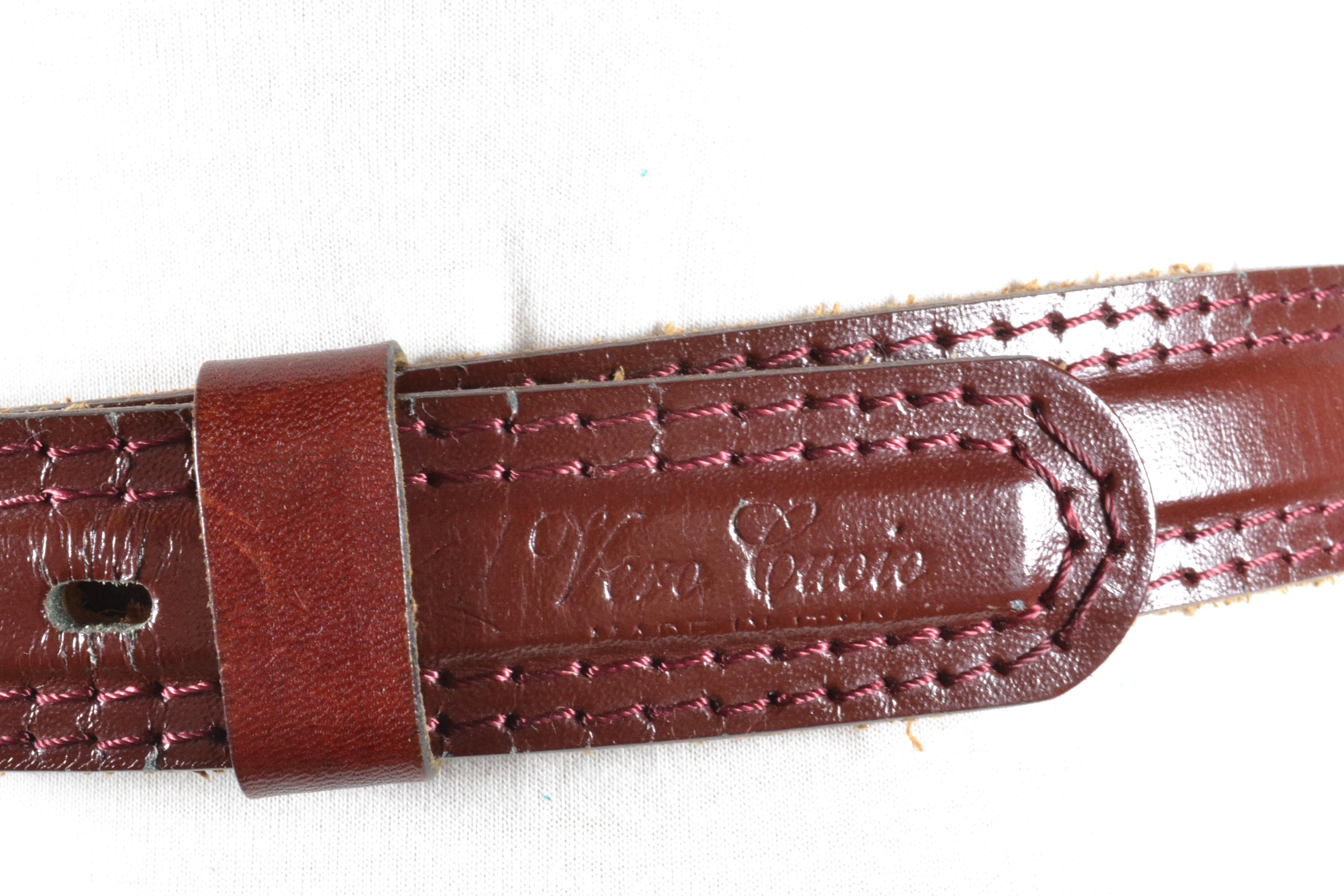 Vintage Maroon Leather Belt: Slim Stitched Burgundy Waist Belt - Etsy