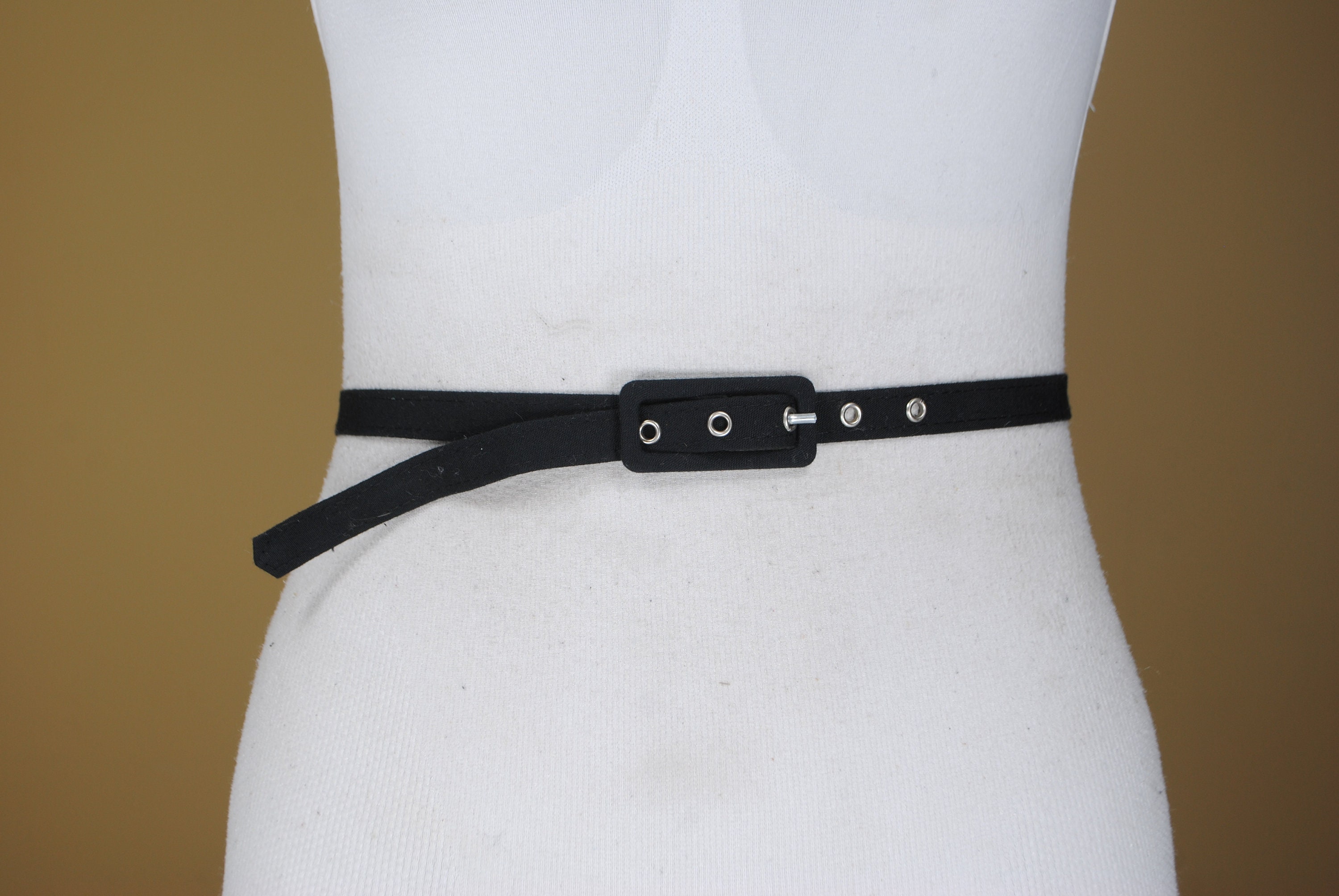 1970s 26''30'' Black Skinny Belt for Women Etsy UK