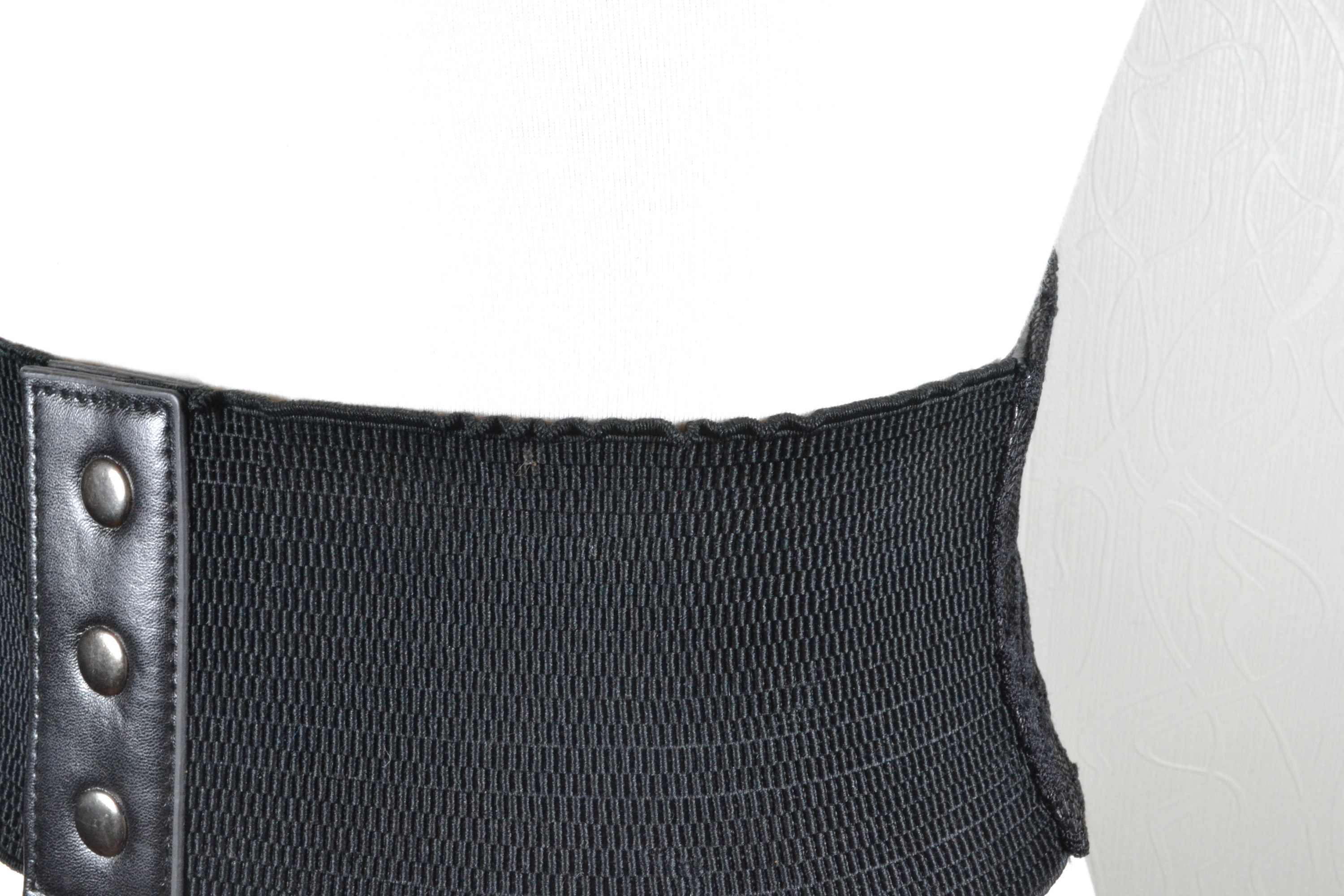 Black Lace up Corset Belt: Extra Wide Stretch Waist Belt - Etsy