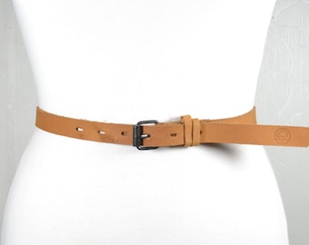 4381 Skinny Leather Belt For Women Ladies Brown Thin Waist Belts Fashion Women main image 4