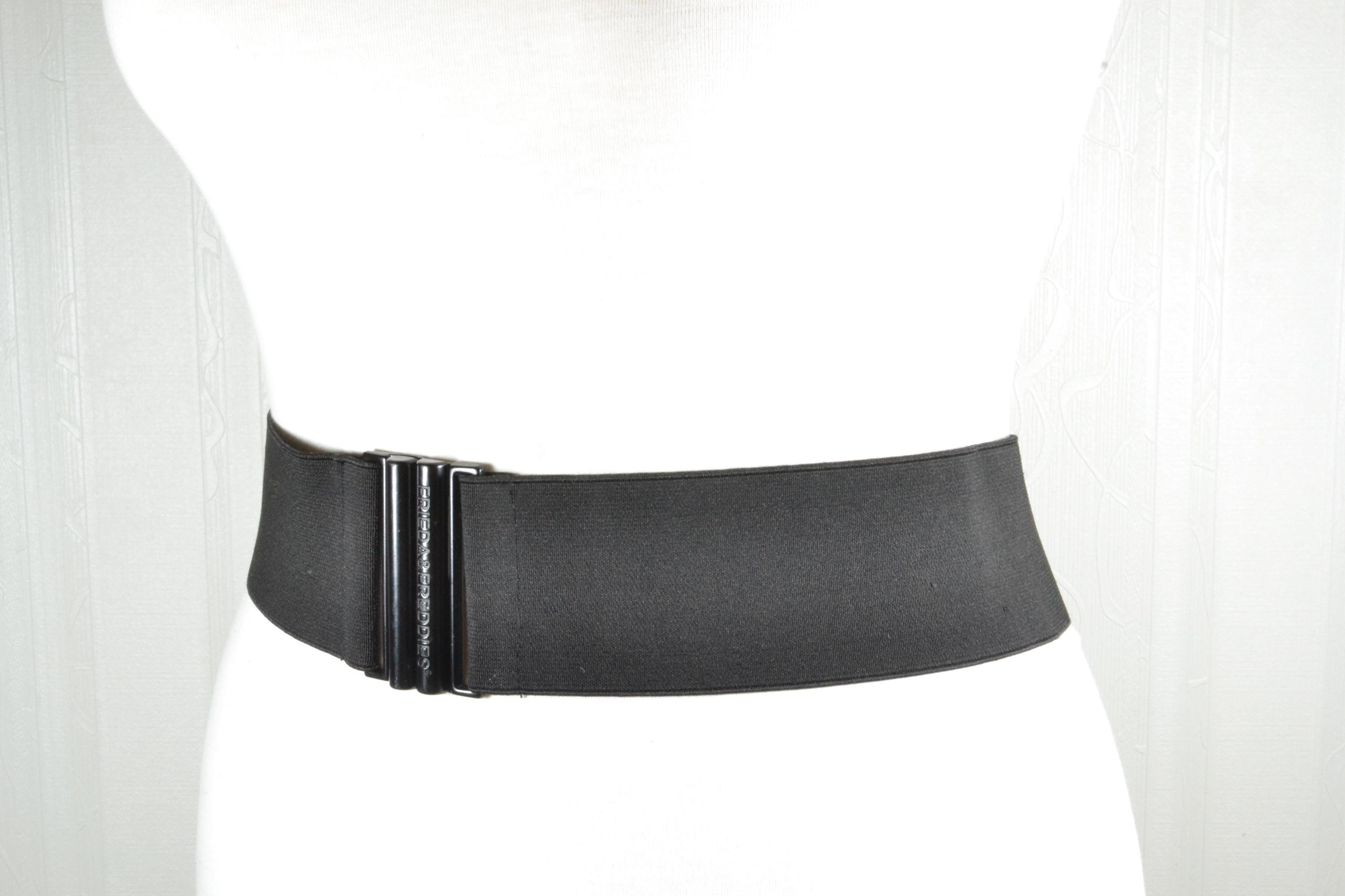 4646 Black Belt For Dresses Woman Thick Elastic Waist Women Women Wide Stretch Elastic Belt for Dresses Fashion Belt for  main image 2