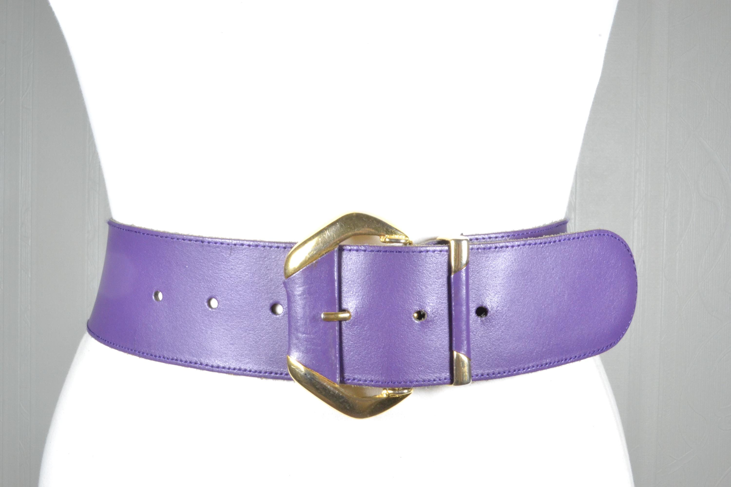 Purple Escada vintage belt. Escada Purple Suede Belt main image 2