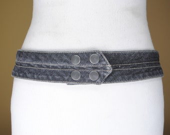 AVZXXKUF Grommet PU Leather Belts Y2K Punk Waist Belts