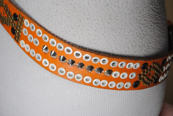 STUD LETTER BELT オレンジ レザー ベルト Stud Letter Belt – Black | Accessories | Stüssy Japan