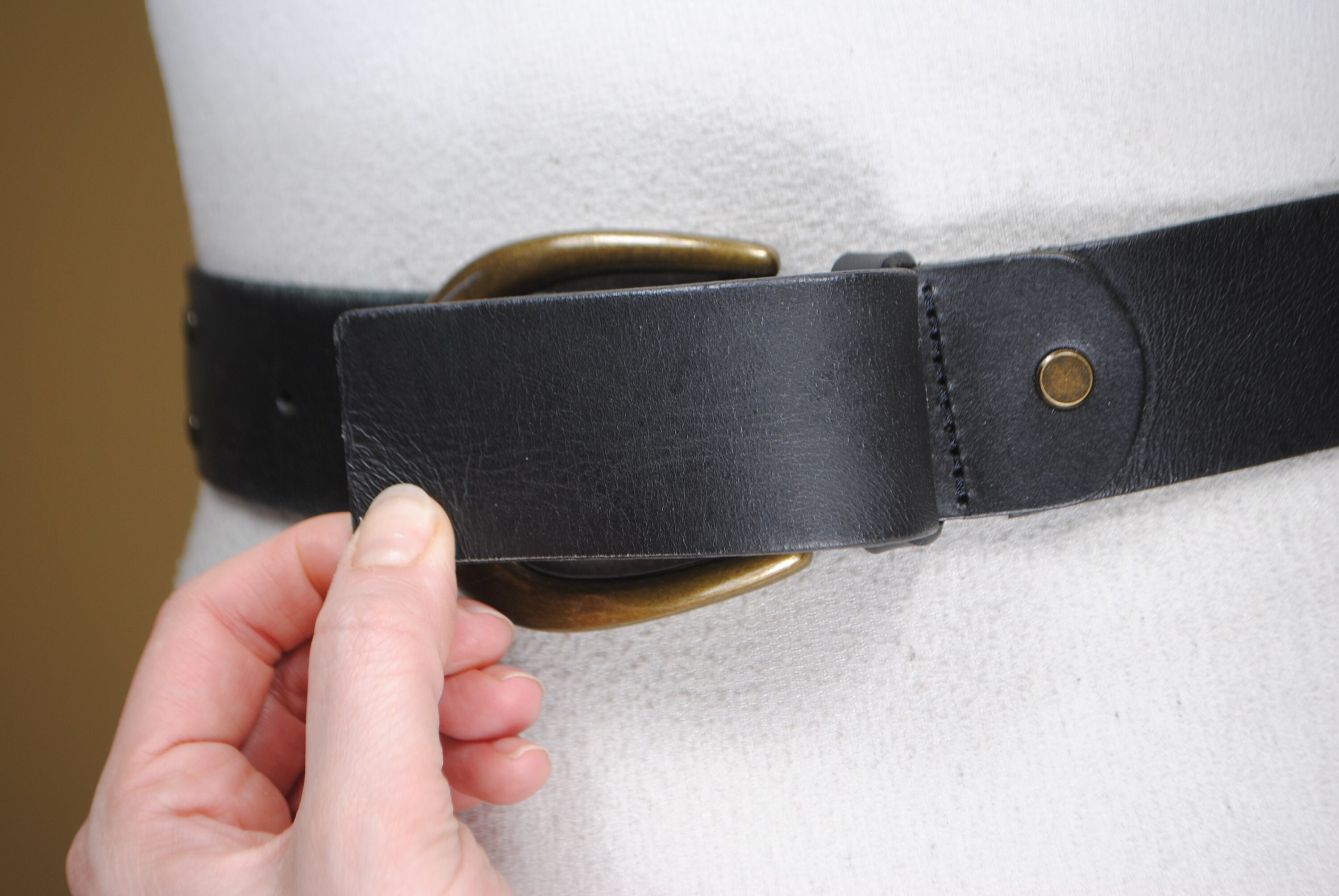 Belt. Leather Belt. Man belt. Woman belt. Solid Brass Hardware. Handmade  Leather Belt. — Vermut Atelier