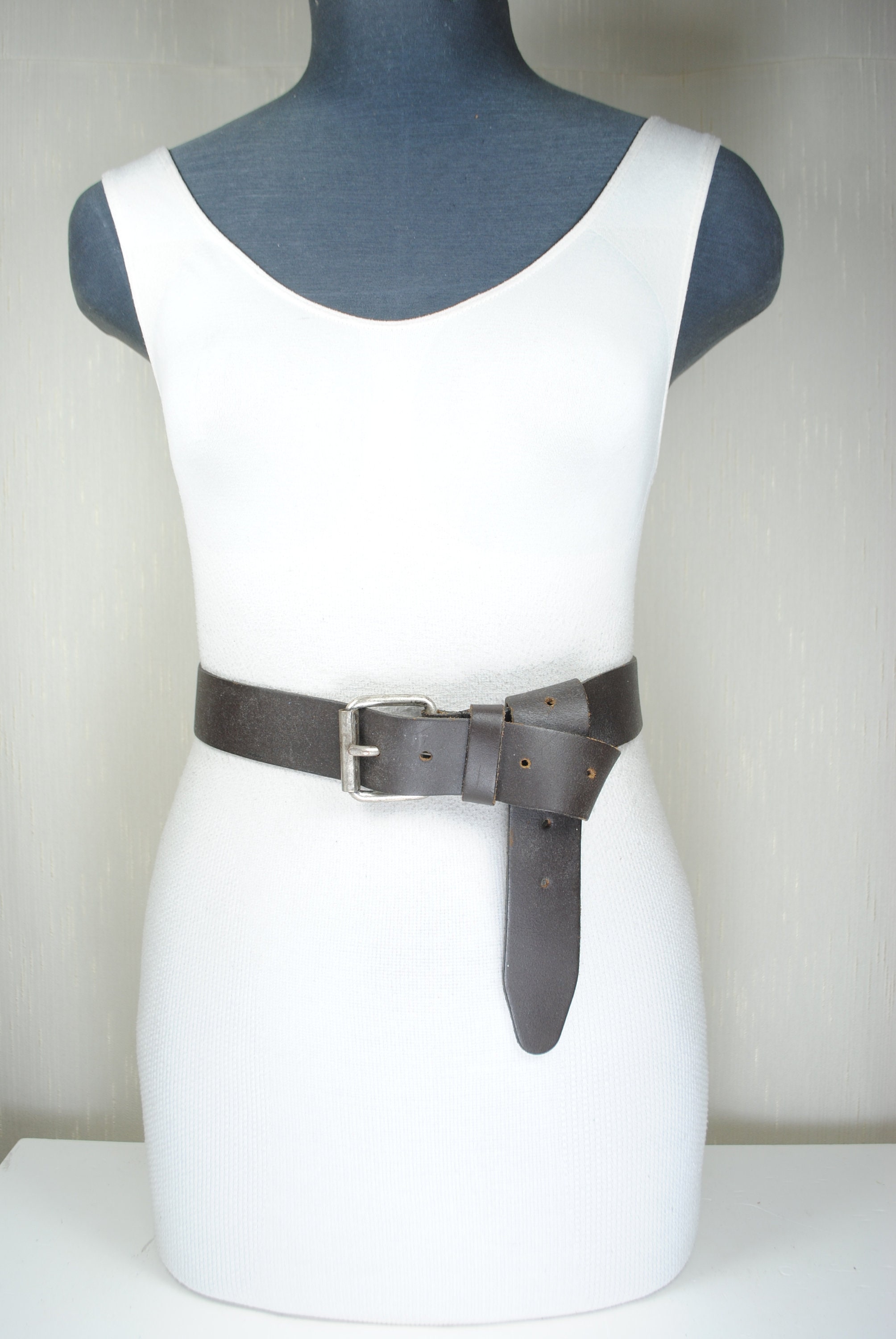 Unique Bohemian Metal & Wooden Beads Adjustable Black/Brown Women\'s Belt Nocona Women main image 2