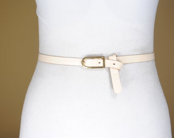 80s white belt Clearance