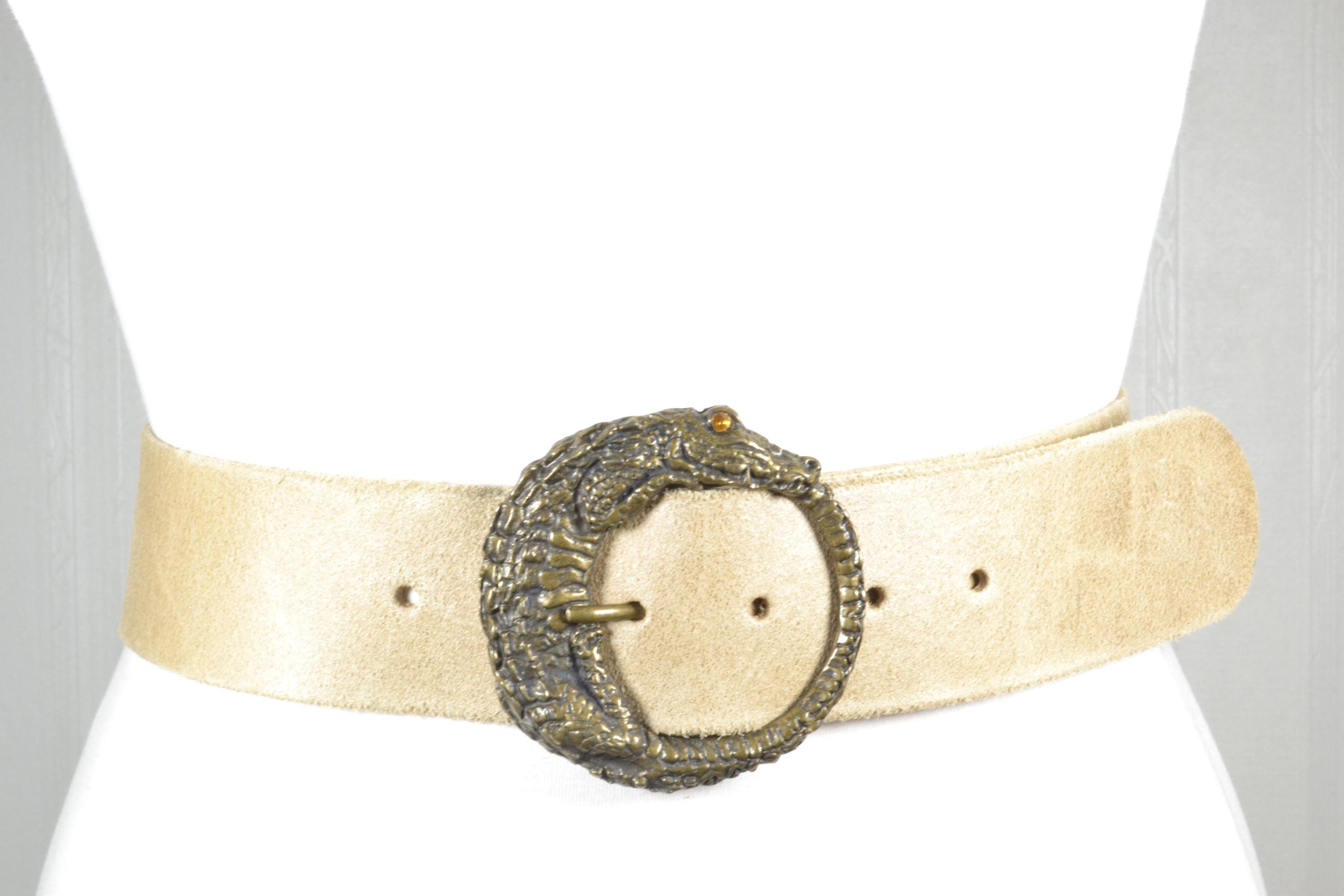 VTG 40\'S 100 % ALLIGATOR CORSET WIDE BELT MEXICO Crocodile Corset - Etsy main image 2