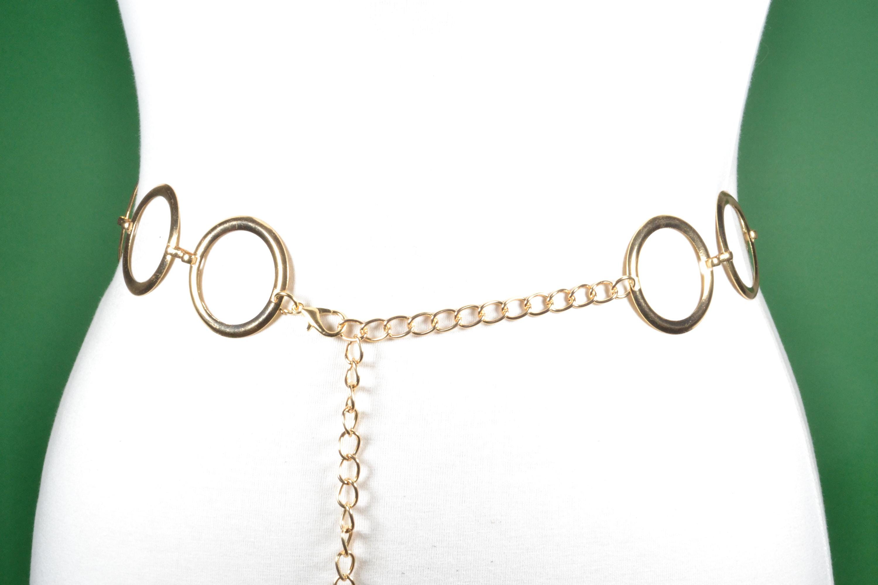 Gold Chain Belt Elegant Vintage Gold Chain Belts For Women: Vintage Inspired Coin Body Chain  main image 2