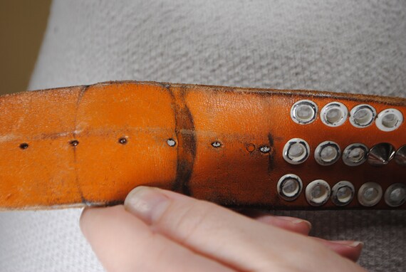 STUD LETTER BELT オレンジ レザー ベルト Stud Letter Belt – Bone | Accessories | Stüssy Japan