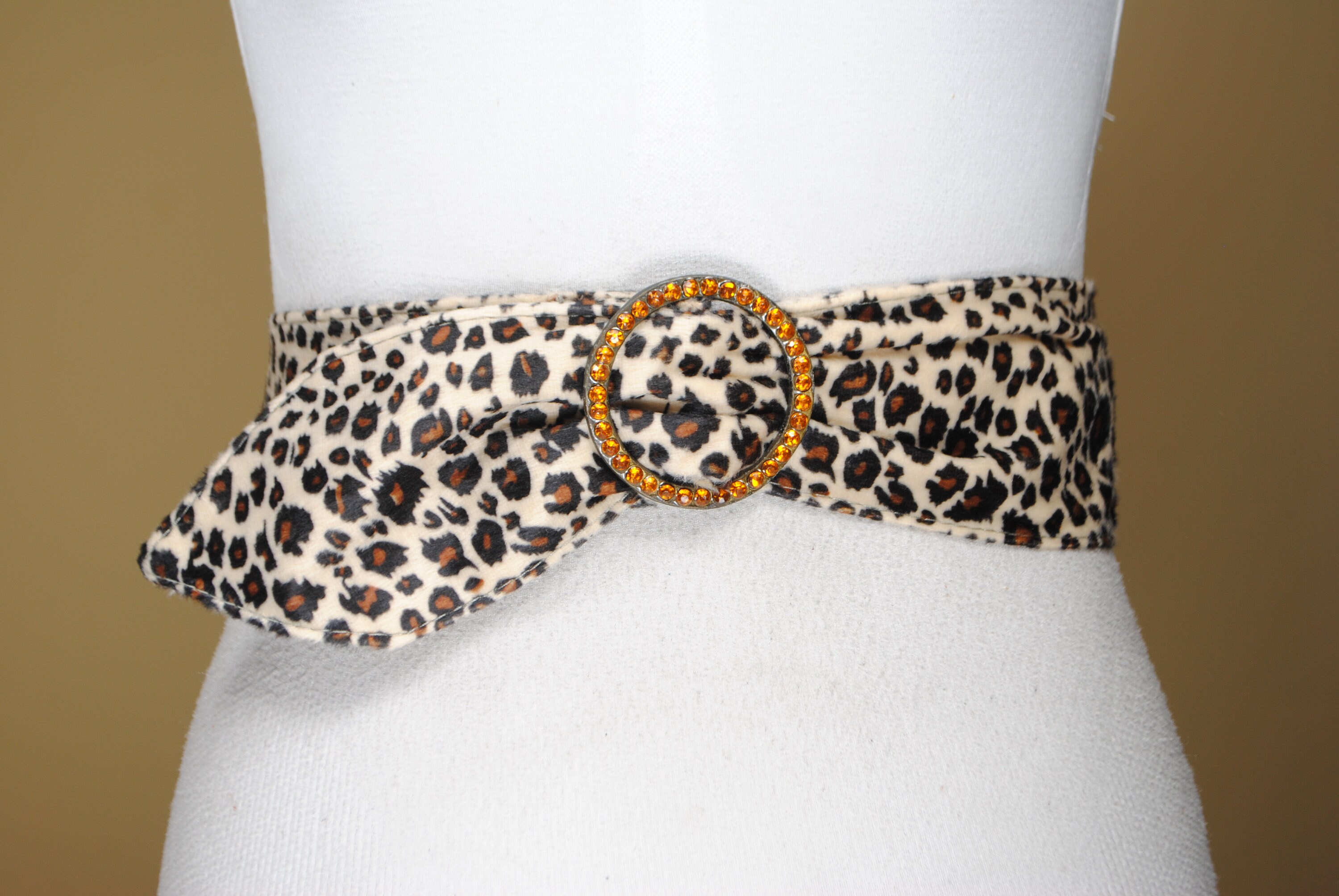 Harajuku Retro Western Cowgirl Cowboy Belt with Furry