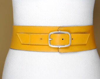 Mustard Yellow Belt - Etsy