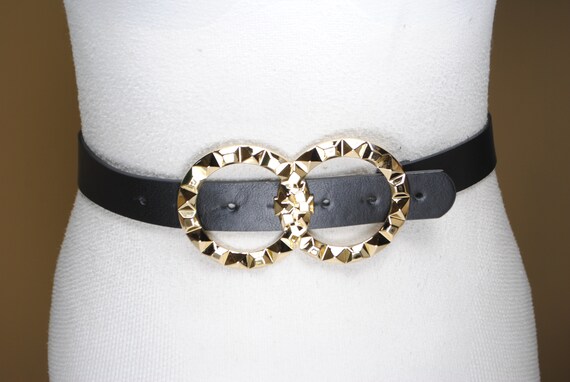 Belt with two circles hotsell