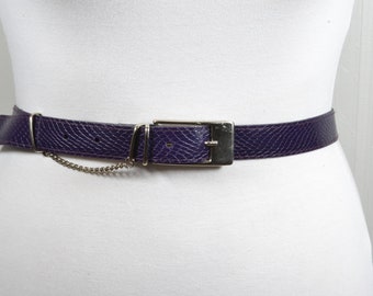 Fashion Belts for Ladies Violet Genuine Leather Womens  display picture 1