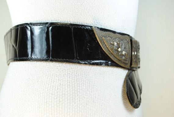 Black Snake Buckle Belt main image 1