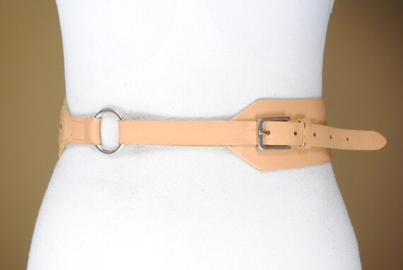 Benetton Vintage Leather Belt s-l400.jpg main image 4