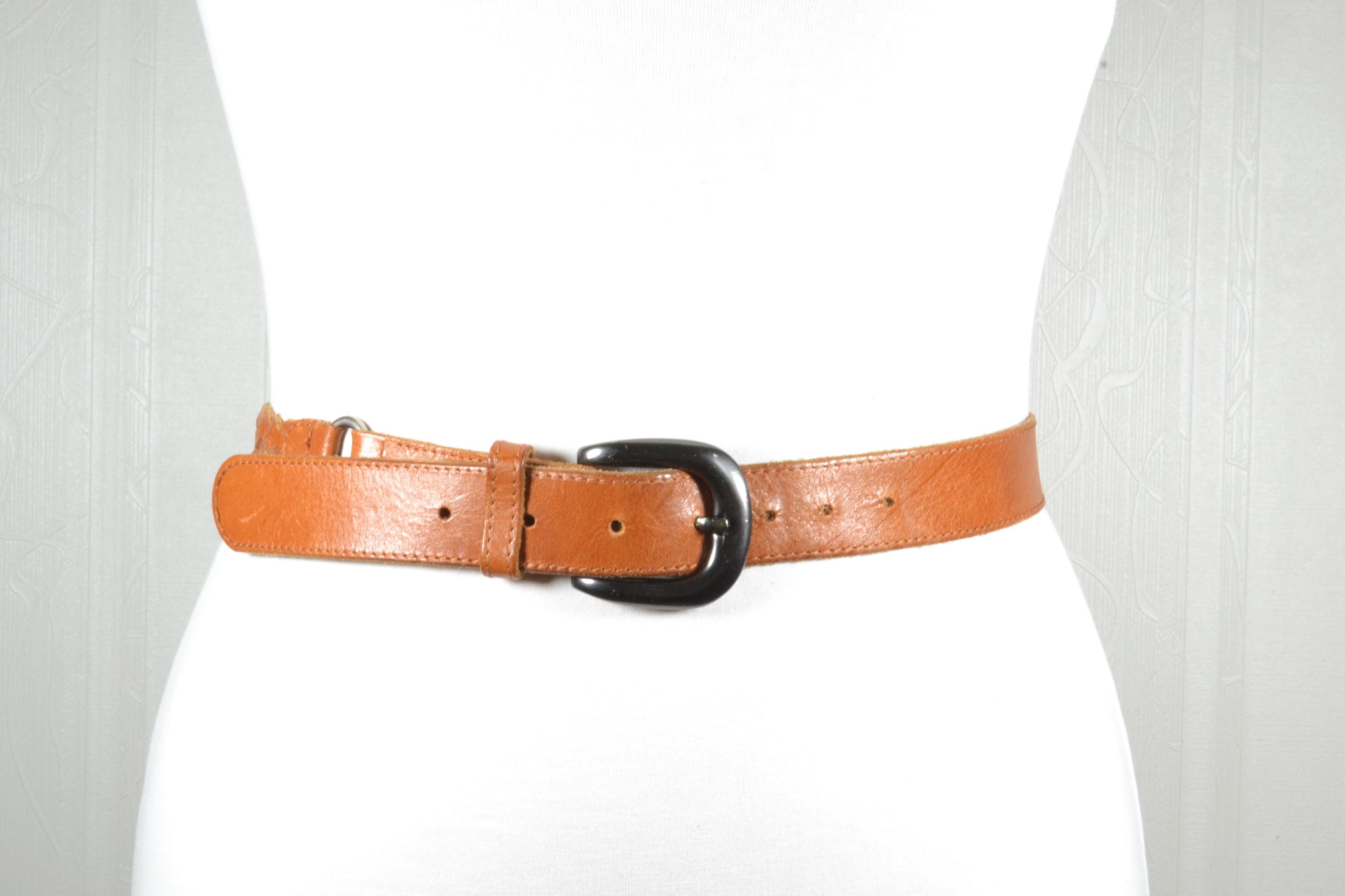 L.L.BEAN brown genuine leather braided boho western belt. Vintage LL Bean Brown Leather Western Style | Mercari main image 2