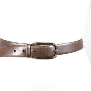 Brown Leather Belt, Genuine Leather Belt, Taupe Leather Belt, Vintage Brown Boho Bohemian Belt, Western Brown Belt