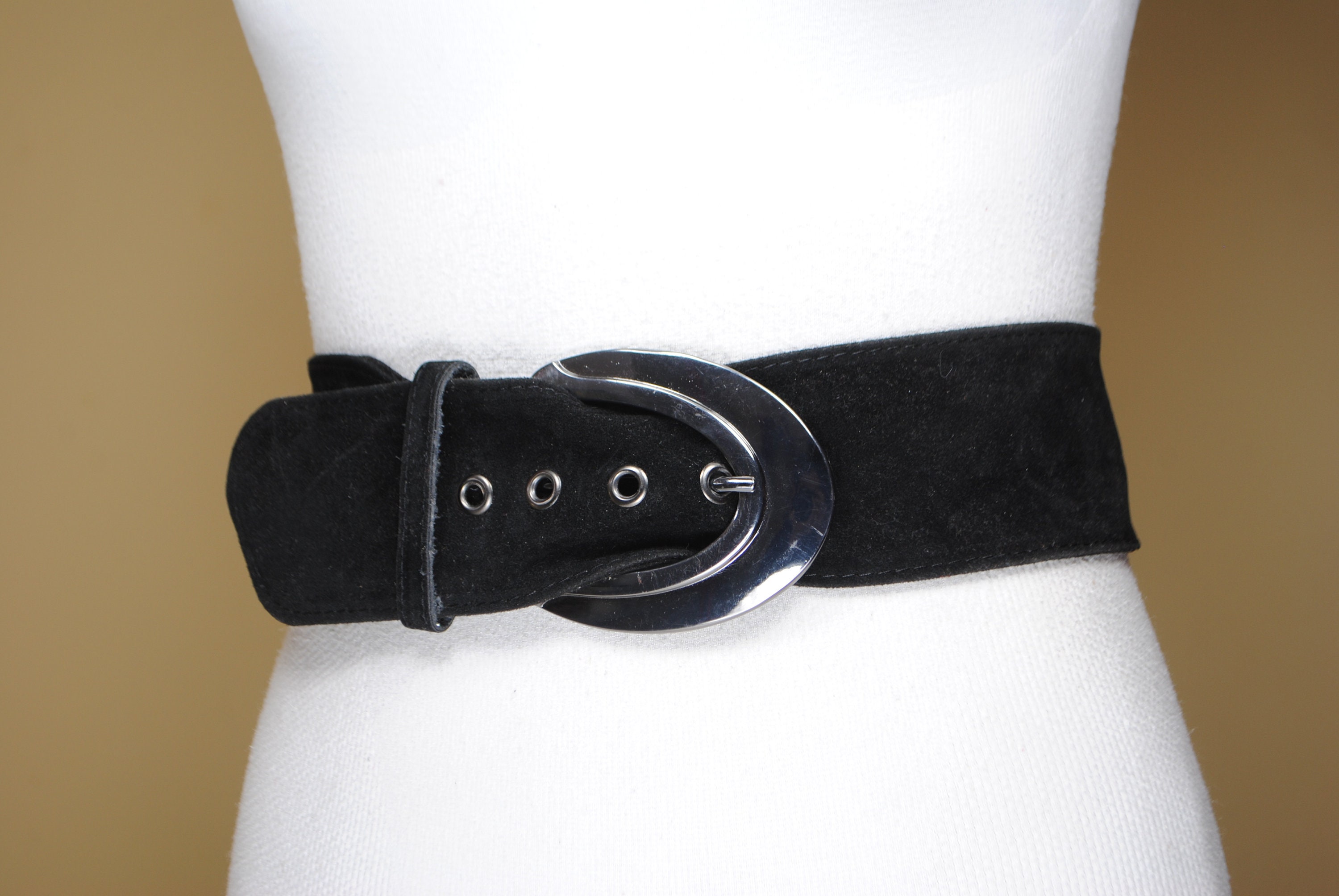 Suede Belt in Black main image 0
