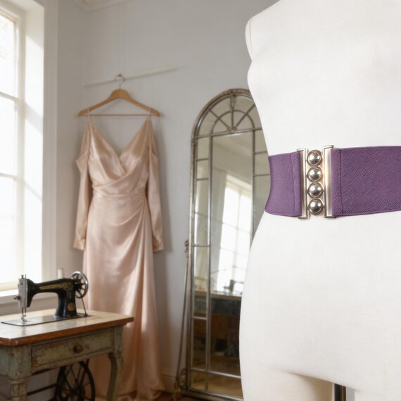 purple belts for dresses NicoBlu Cosima Sash Belt in Sunset Lavender
