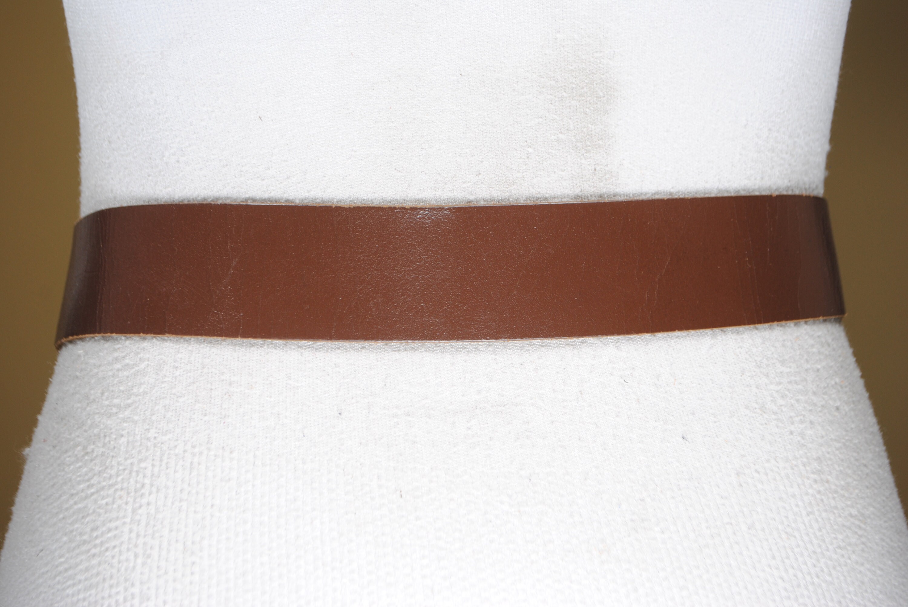 Vintage Brown Leather Belt for Women (34 Inch) - Etsy
