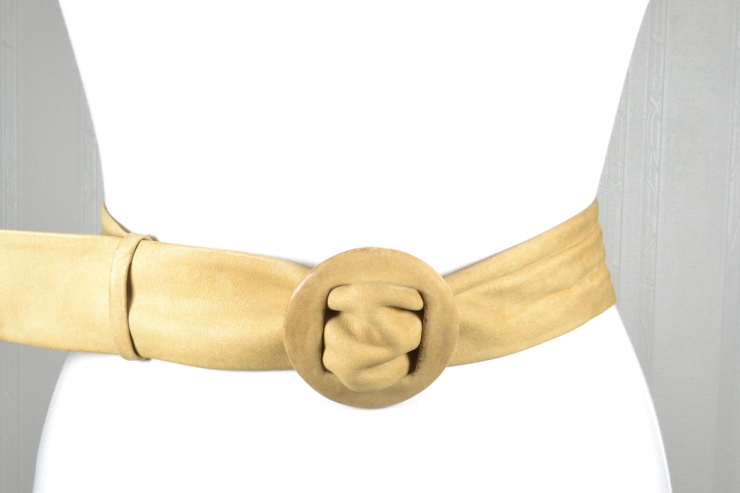 Matiste Yellow Suede Belt 202 main image 1