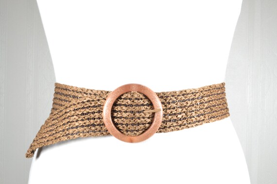 Woven Straw Wide Waist Belt: Boho Braided Dress Belt - Etsy 