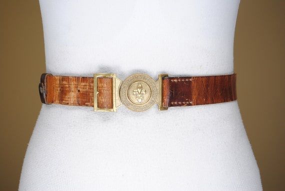 1940s Boy Scouts Belt Swiss Army Belt 