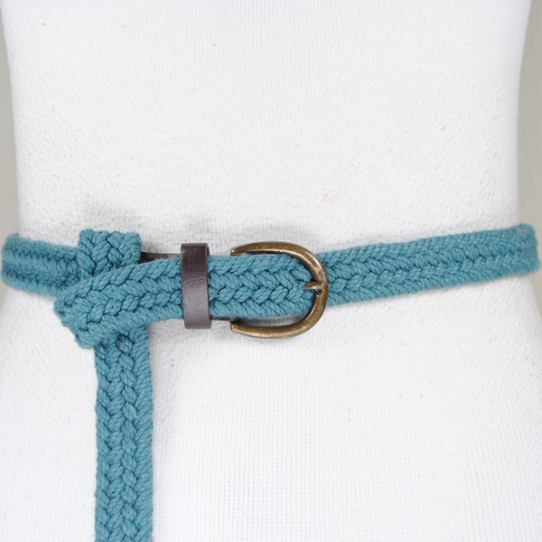 Leather Tie Belt Etsy