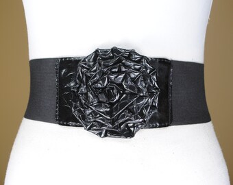 artistkomplex FLOWER BELTベルト (BLACK) Vixen 60s Flower Buckle Belt in Black | Topvintage