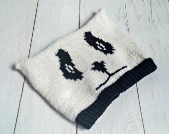 Knitting PATTERN-Panda Hat