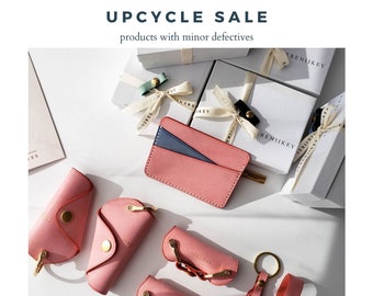 Defective Leather Keychain Key Fobs • 50% Off • Handmade in Canada