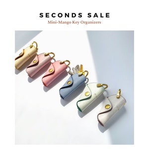 SECONDS SALE • "Mini-Mango" leather key organizer with slight defectives and flaws