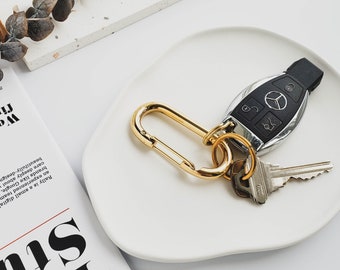 Brass Carabiner Clip - Small - Minimalist EDC Gift under 20