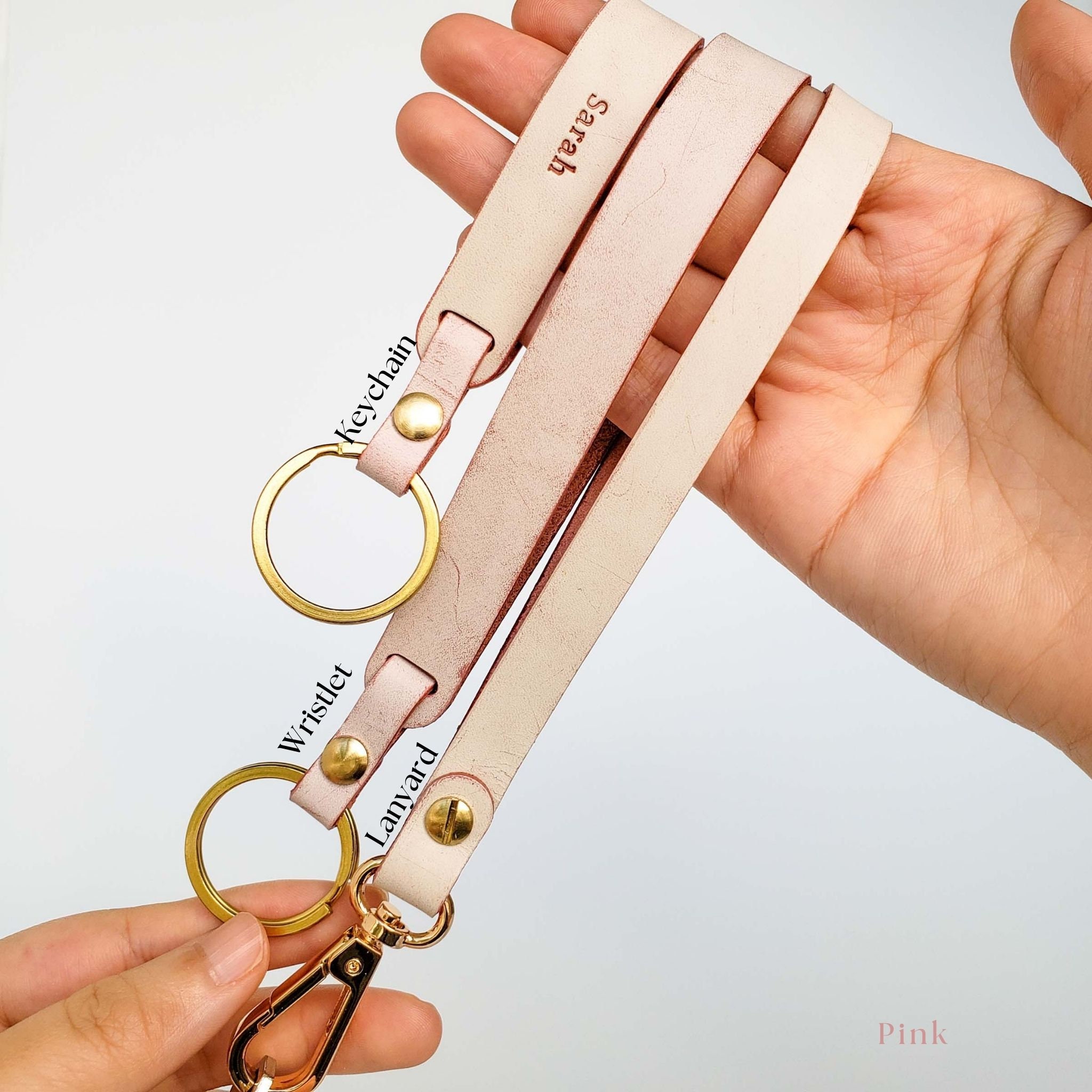 Holiday PU Leather Santa Christmas Keychain Wristlet Xmas Key Fob Wrist  Lanyards Key Chains Jewelry Wholesale