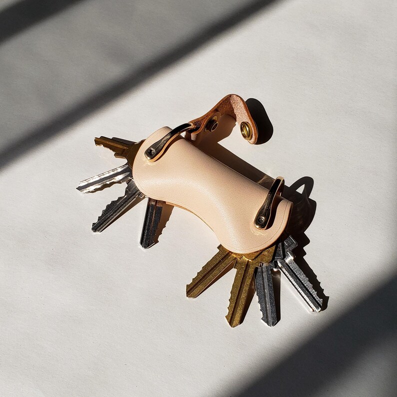 Custom Key Chain Key Organizer Personalized Key Pouch Leather Etsy