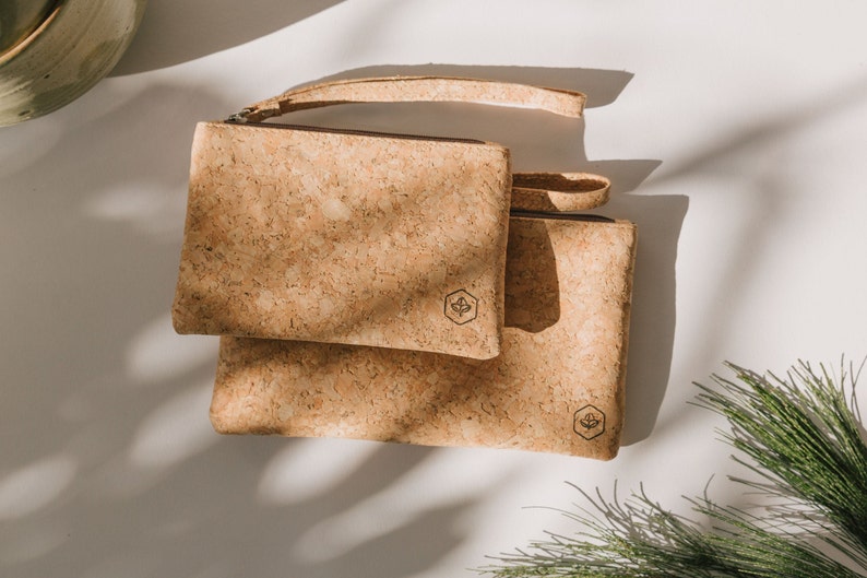 Cork Minimalist Pouch Perfect for Woman L Mother's Day Gift L Birthday ...