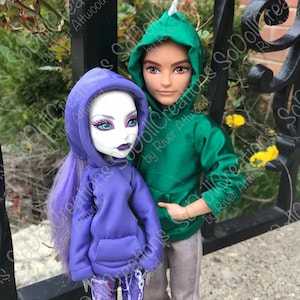Doll Hoodie Digital Pattern Regular Boy AND Girl dolls