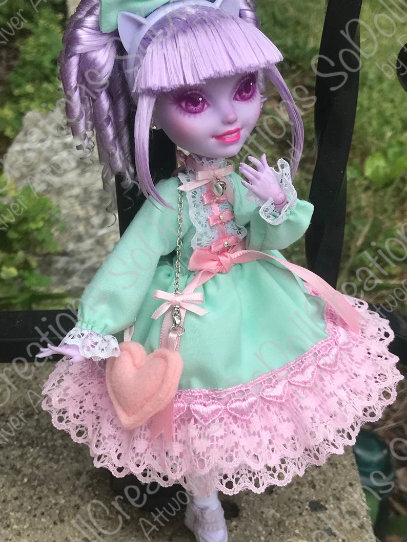 Sweet Lolita Digital Pattern Regular and Small sized Monster High Ever After High Dolls 