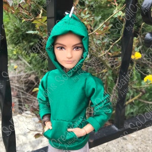 Doll Hoodie Digital Pattern Regular Boy