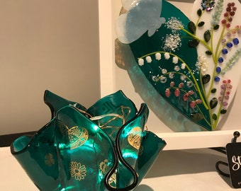 Stolz wie ein Pfau Kerzenhalter