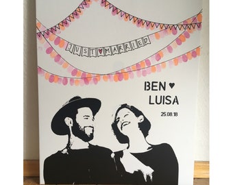 Hochzeit Fingerabdruck Etsy