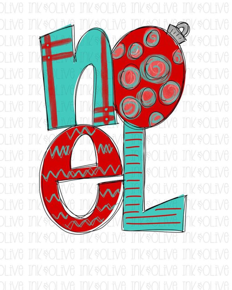 DIY Sublimation Ready To Press Sublimation Heat Transfer Merry Christmas NOEL Red Aqua Christmas Sublimation Transfer Heat Press Transfer