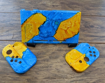 Sunny Beach - Conjunto de carcasas personalizadas para Nintendo Switch