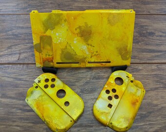 Golden Sun - Conjunto de carcasas personalizadas para Nintendo Switch