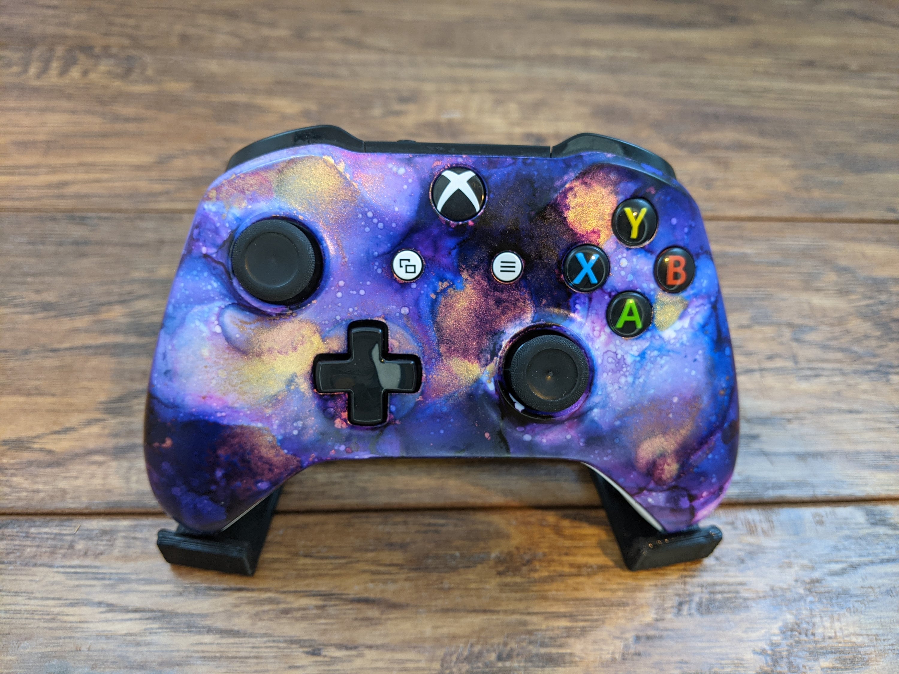 Perampok irama sandera custom xbox one controller shells abstrak