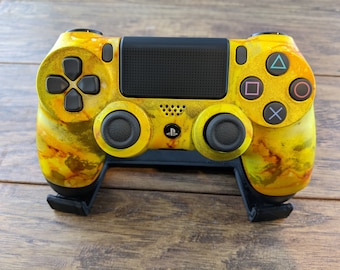 Aztec Gold - Carcasa personalizada para control inalámbrico de PlayStation 4