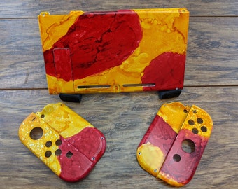 Atomic Fireball: conjunto de carcasas personalizadas para Nintendo Switch