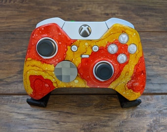 Amapolas y girasoles: carcasa personalizada para el mando inalámbrico Xbox Elite V1